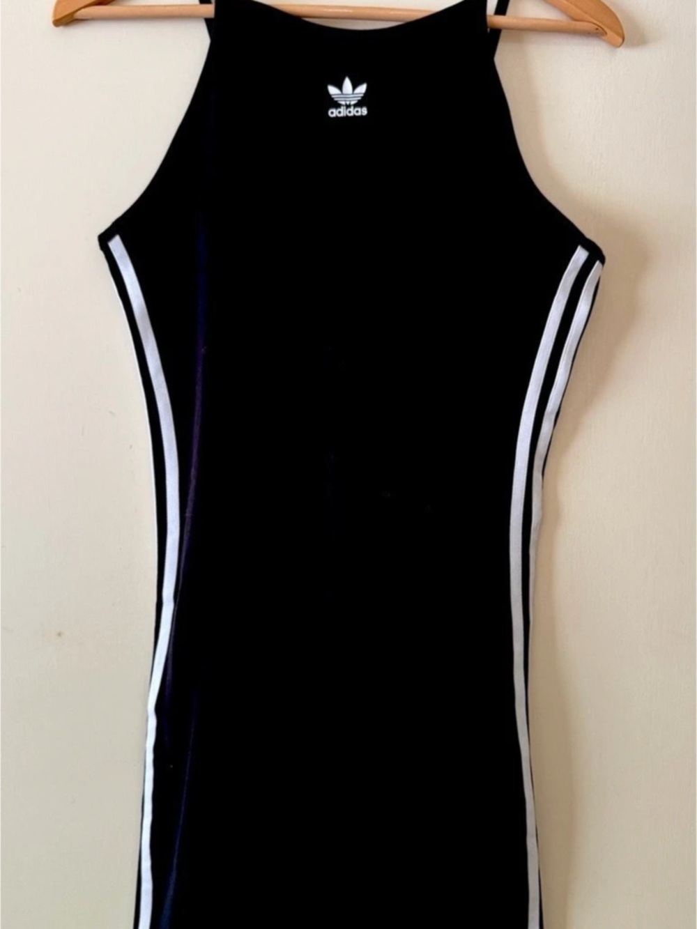 adidas Adicolor Classics Tight Summer Dress Black & White Medium